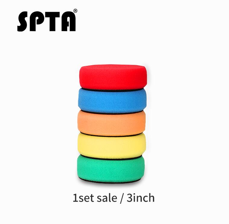 27Pcs Drill Buffing Buffer Detail Polishing Polisher Pad Kit + 5/8&quot-11 / M14 Thread Backing Backer Plate Pad &amp Adapt: 3 inch (80mm) Sets