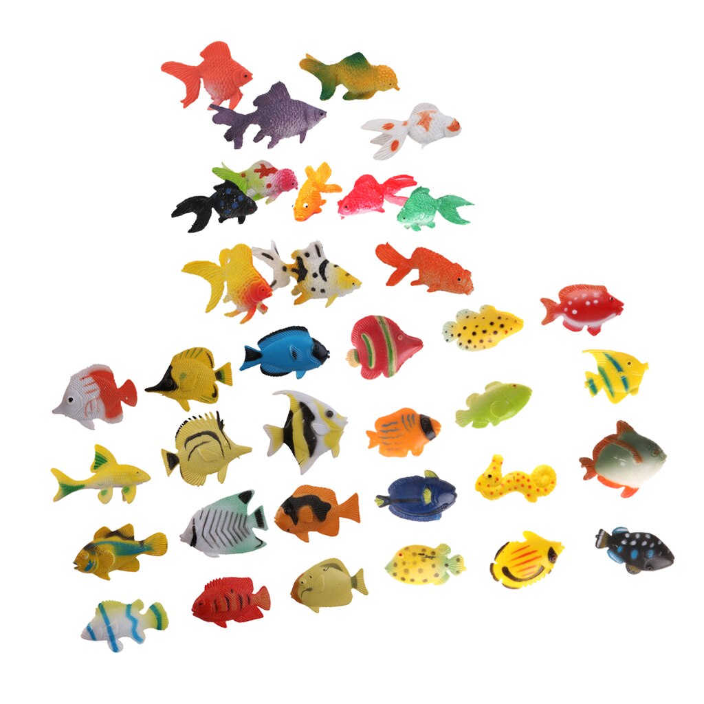 36 Plastic Tropical Aquatic Sea Fish Ocean Creatures Animals