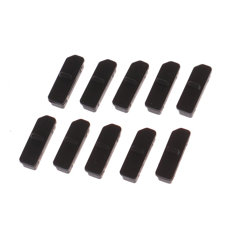 10Pcs For Display Port Protective Cover Rubber Covers Dust Cap For Computer Dust Cover For Rubber Covered Computers: blank