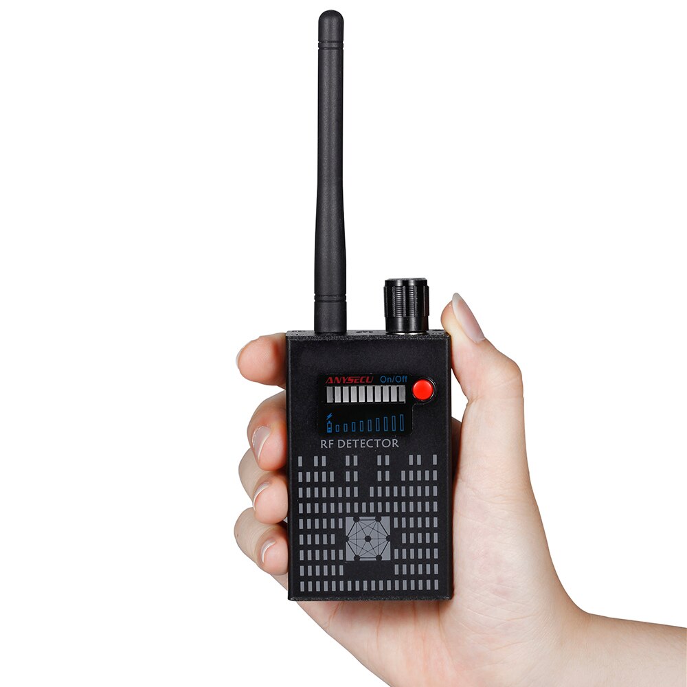 Detector sem fio profissional do rf da completo-escala do sinal de 1-8000mhz anysecu para a busca do bug e da câmera do walkie talkie wifi gsm-50% de desconto