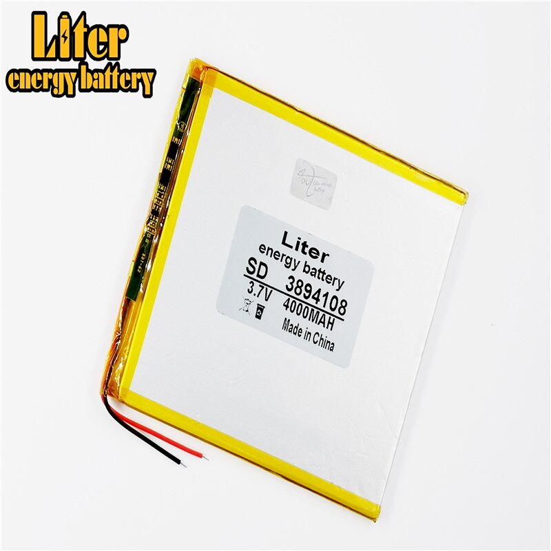 3894108 3.7V 4000mAh 4095105 batteria al litio Tablet batteria ai polimeri di tablet altro comune