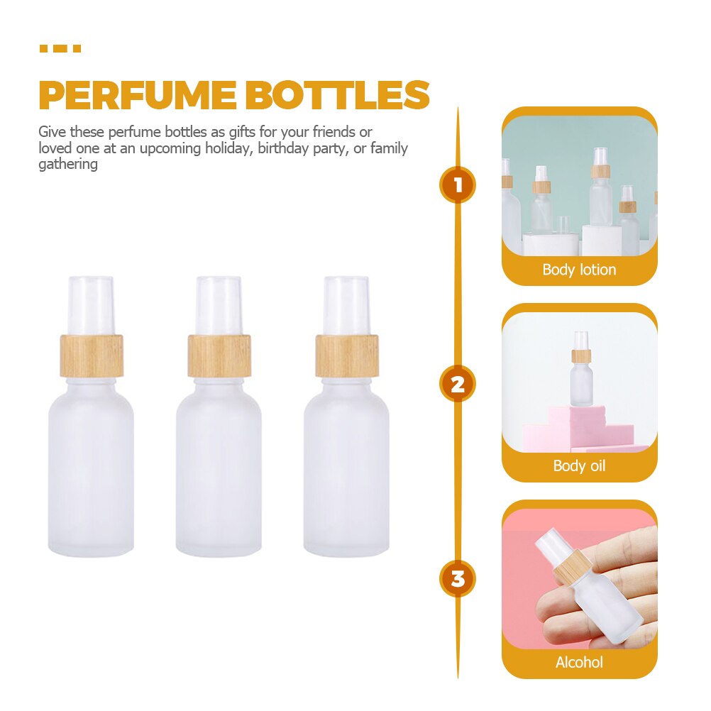 5pcs Perfume Atomizers Refillable Travel Spray Bottles Perfume Bottles 15ml