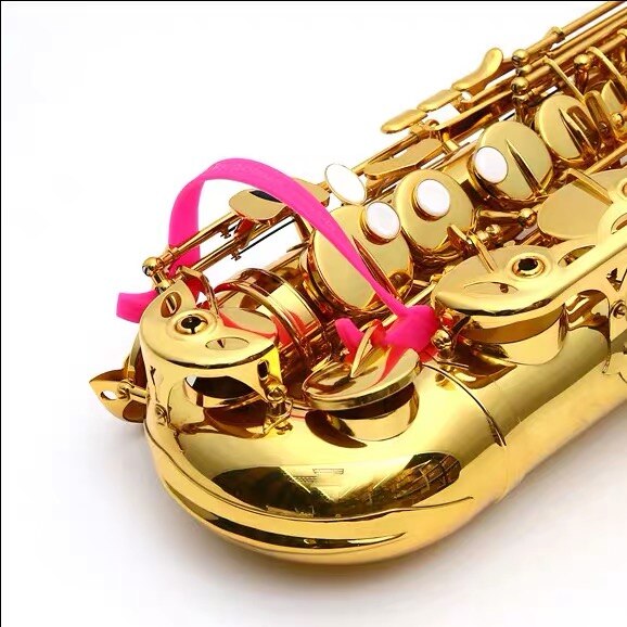 Protector adhesivo para llaves, saxofón Alto, Tenor Soprano: Rose Red