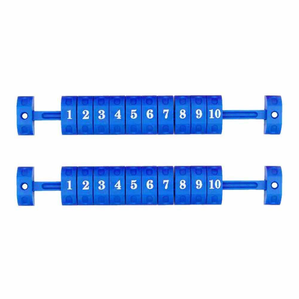 2 Teile/paket Tabelle FußBall Anzeigetafel Standard FußBall punkten Gerät Tabelle FußBall Maschine Zubehör FußBall Spiel Zubehör: Blau