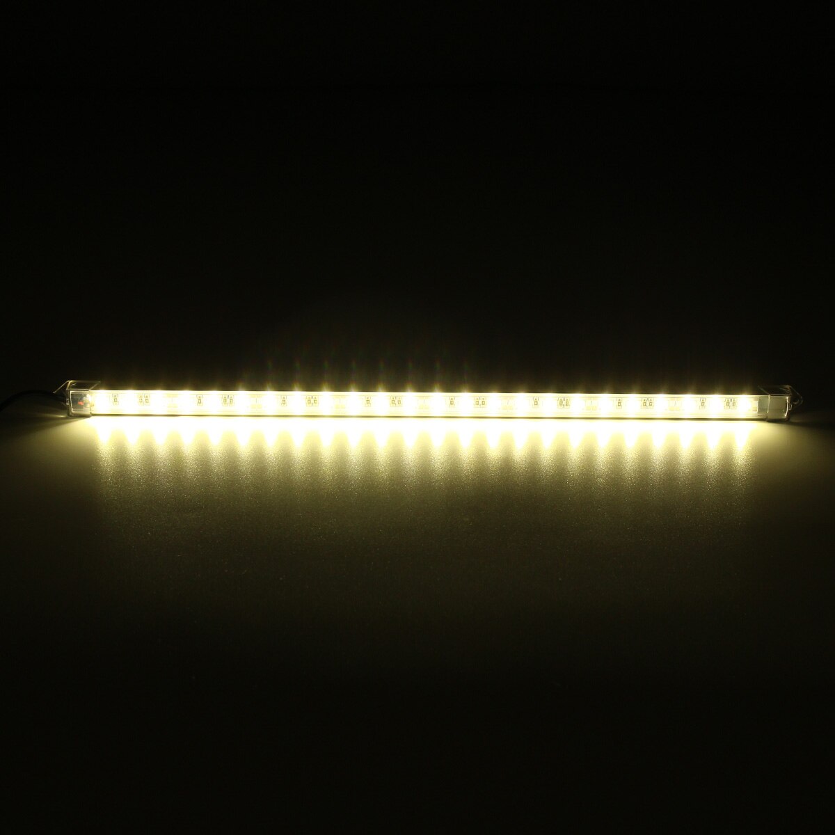 35cm 7w 24 smd 5630 led bar lys usb drevet  dc 5v stiv strip hard bar lys genopladelig rørlampe med gennemsigtigt dæksel