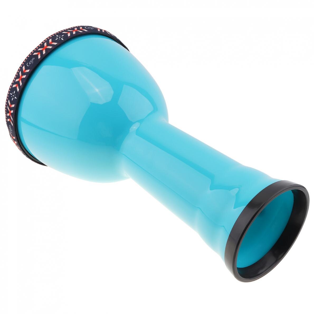 8 Inch Beautiful African Djembe Drum Colorful Cloth Art ABS Barrel PVC Skin Lightweight Children Hand Drum Musical Instrument