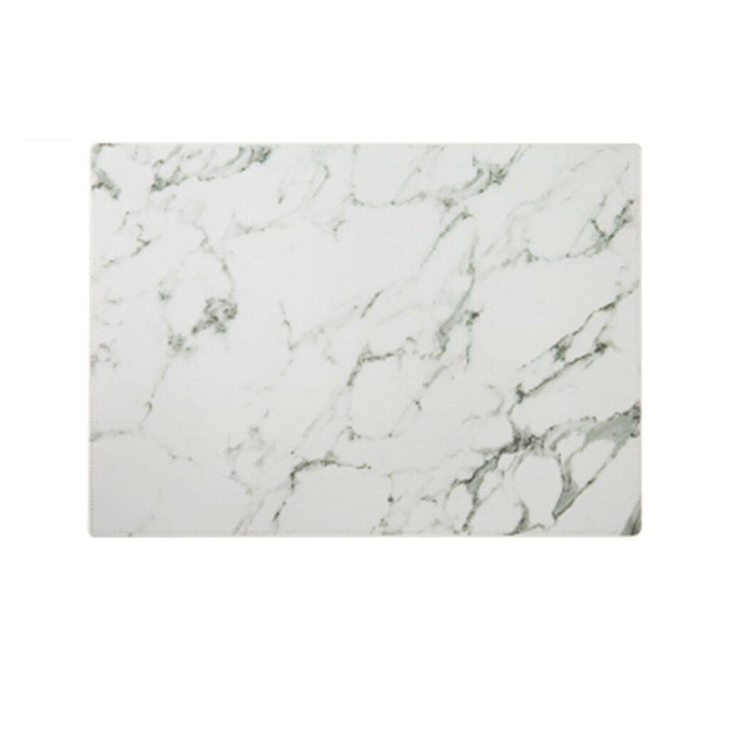 Tafel Mat Lederen Eettafel Placemats Hittebestendige Anti-Slip Keuken Placemats Gemarmerd Leer Placemat: B