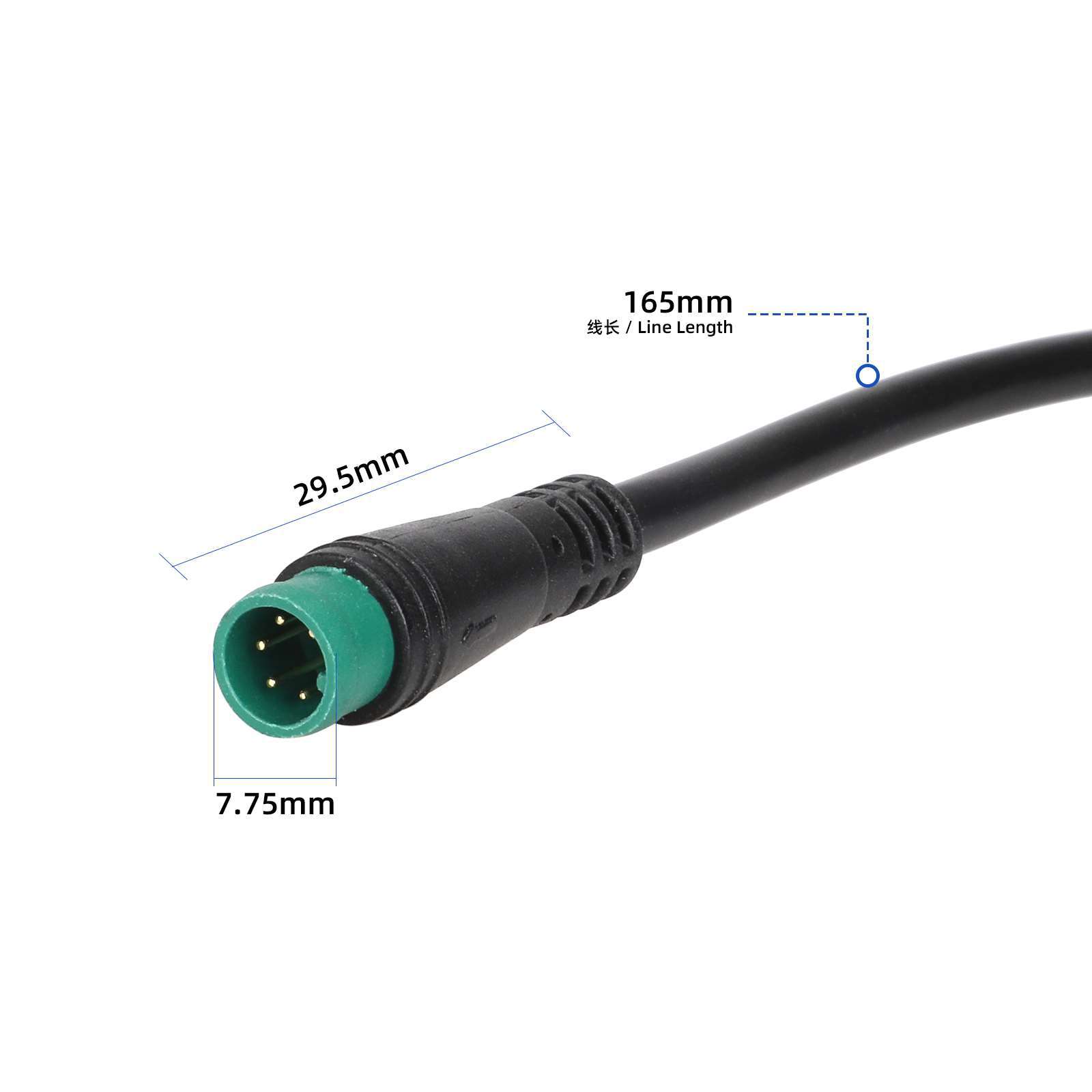 Startknapp för elektrisk scooter, gaspedal med nyckel, elektriskt dörrlås, 5- ping för kukirin  g2 pro /g2 max