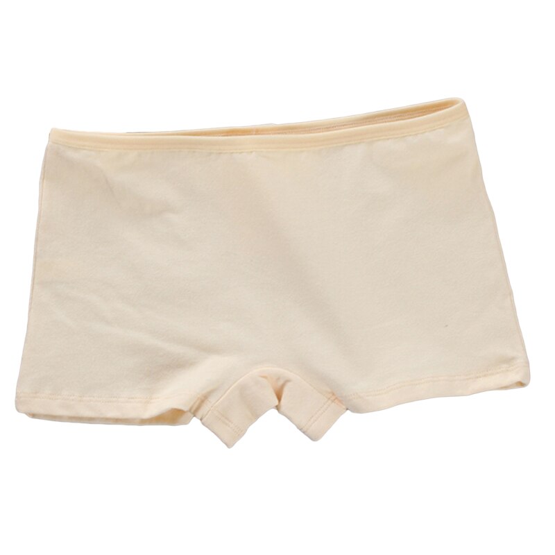 1PC Teen Boxer Briefs for Student Girl Children Underwear Panty Cotton Soft Breathable Girls Panties Kids Underpants All-Match: skin color