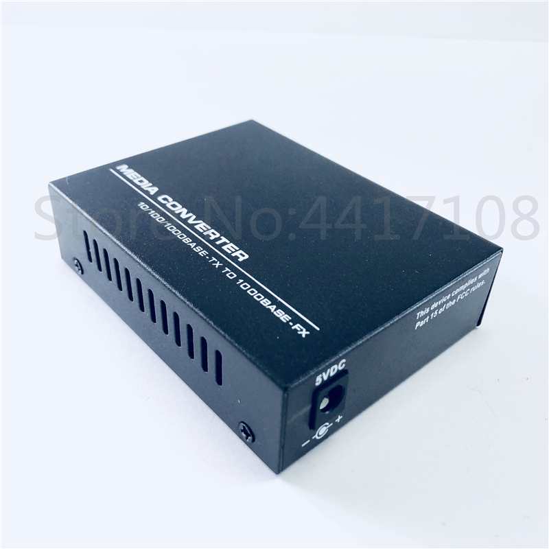 SFP Fiber media Converter om RJ45 Gigabit Media Converter SFP 10/100/1000 M Ethernet Converter Transceiver fiber optische schakelaar