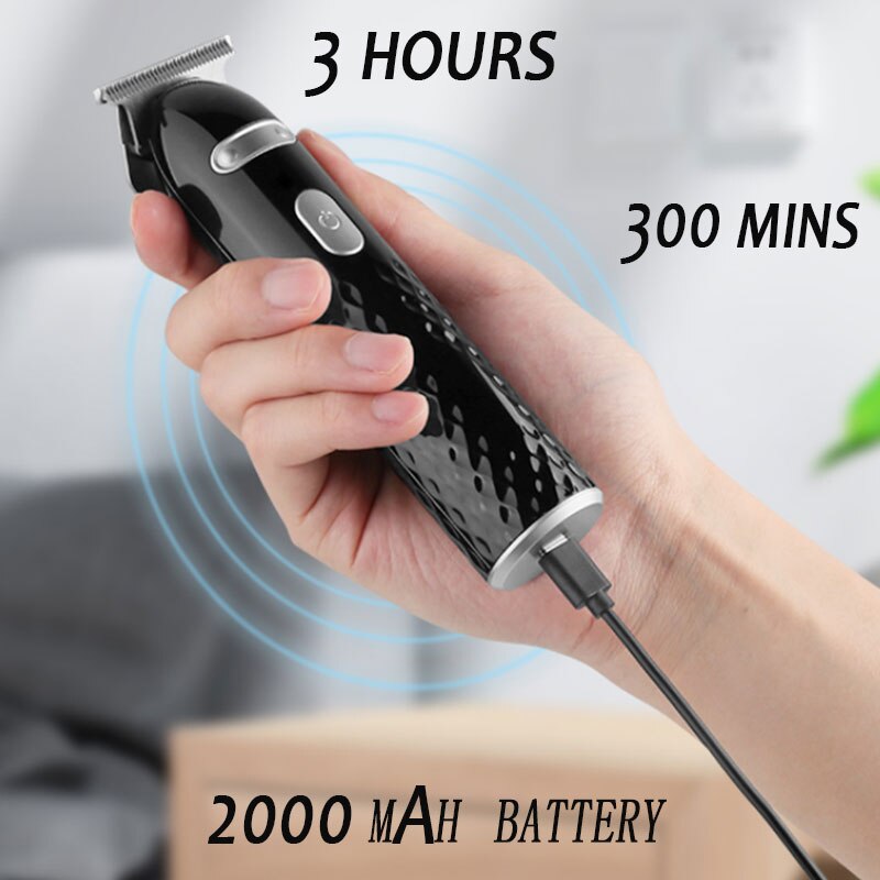 Kemei 5038 – tondeuse à barbe électrique pour hommes, rasoir à 3 vitesses, lame can be zero, machine puissante pour couper les cheveux