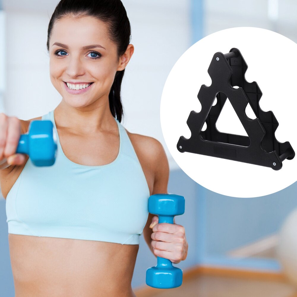 Dumbbell Triangle Rack Fitness Dumbbell Storage St... – Grandado