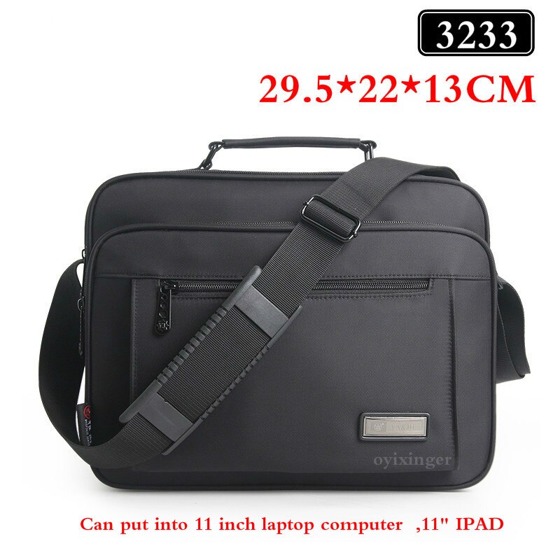 À prova dwaterproof água preto homens maleta de alta qualidade marca sacos de ombro para as mulheres mensageiro saco crossbody sacos bolso hombre 2020: 3233-black