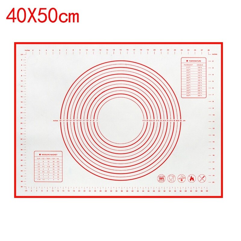 60*40CM Nicht-Stick Silikon Back Matte Pad Backen Blatt Glas Faser Roll Teig Matte Cookie Macaron backen Matte Gebäck Werkzeuge 15: G224706A
