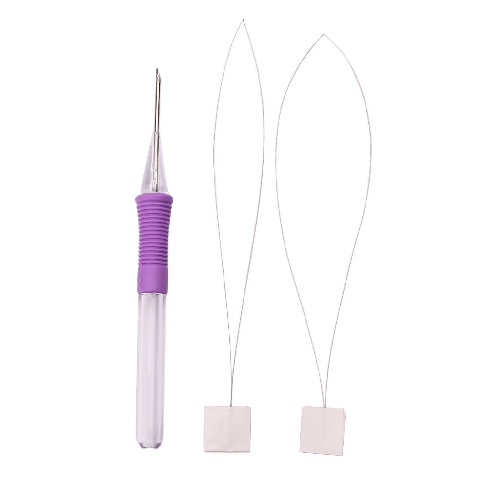 Broderipenn sæt magiske mønstre punch nåle kit håndværk til diy sy broderi korssting kits og strikning sy abs