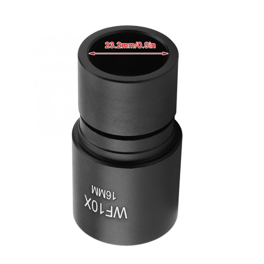 Microscope Ocular Lens WF10X 16mm Eyepiece for Biological Microscope Ocular Mounting 23.2mm with Scale 0.1mm microscopio