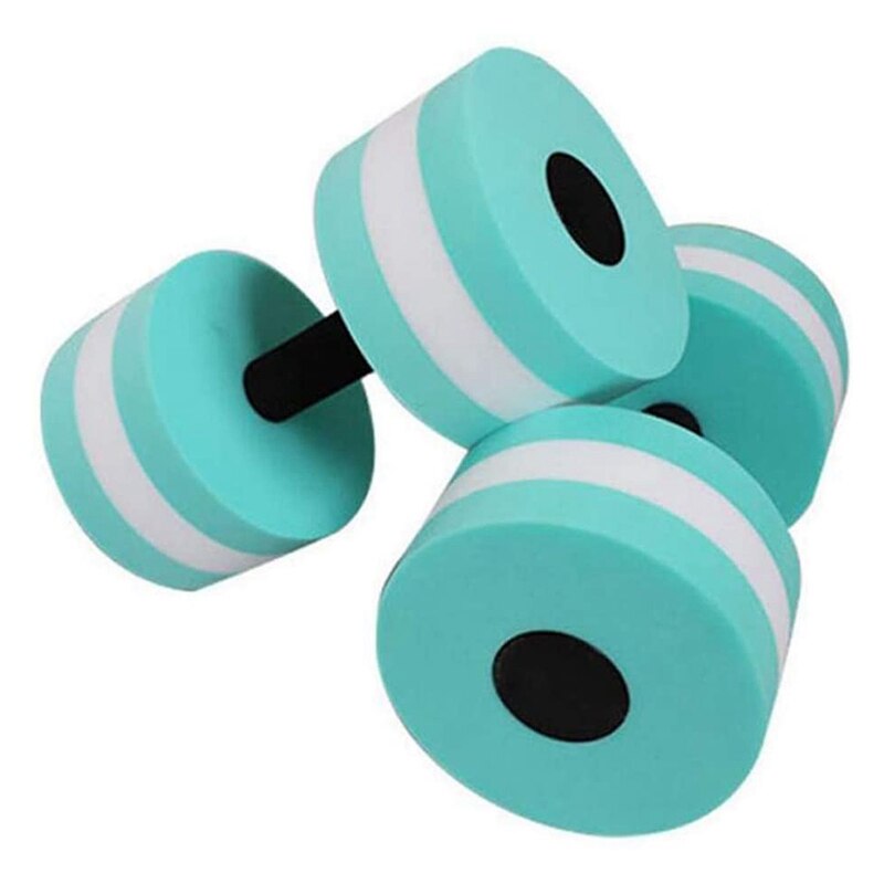 2 Pcs Aërobe Oefening Schuim Dumbbells,Water Sport Halter, Zwemmen Weerstand Water Halters, Zwemmen Oefening Barbell