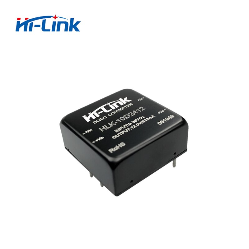 2 Stks/partij Hi-Link HLK-10D2412 24VDC 5V 10W Dc Dc Voltage Stabiliserende 4:1 Breed Voltage input Voeding Module