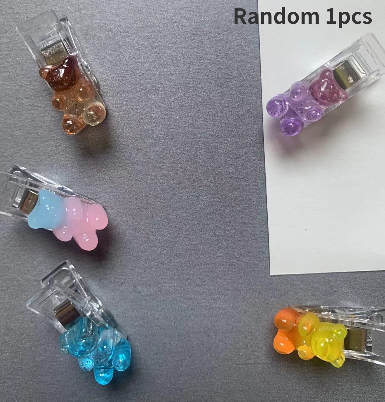 Clip Koelkastmagneet Foto Muur Bericht Sticker Clip Foto Office Document Bill Clip Magneet: Random 1pcs C