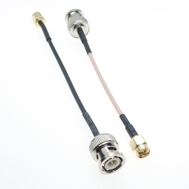 SMA Male to BNC MALE Connector RG316 / RG174 Coax Cable RF jumper Pigtail