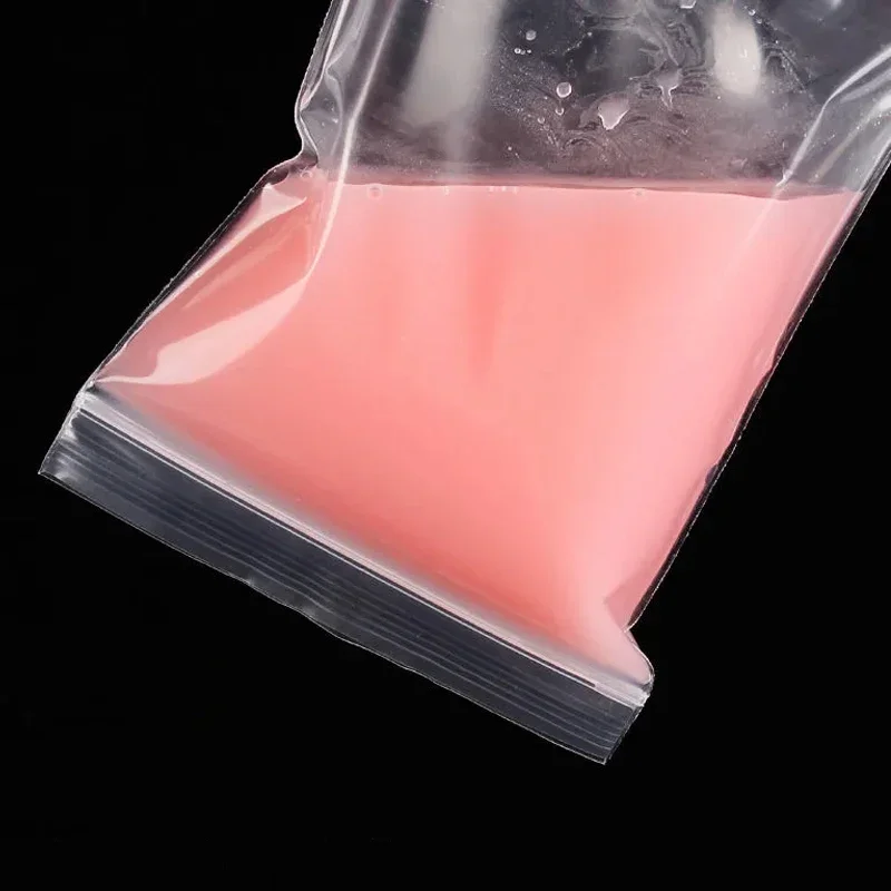 Bolsas transparentes con cremallera para alimentos, joyería, bolsa de almacenamiento al vacío, bolsa de polietileno gruesa y resellable, paquete de organización de cocina, 300/100 Uds.