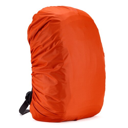 Plecak Anti-theft pokrowiec przeciwdeszczowy Outdoor wspinaczka przenośna wodoodporna obudowa na kemping, wyprawę, rower szkolne zestawy podróżne: Orange / 50-70l