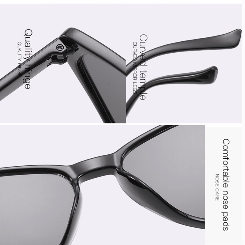 Cat eyes wandelzonnebril dames retro vintage zonnebril heren toerisme auto zonnebril casual acryl  uv400