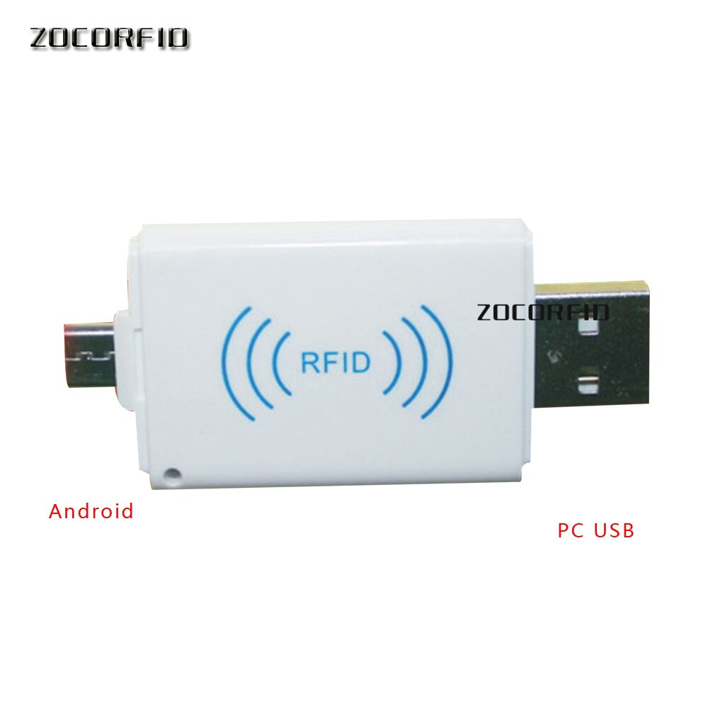 125KHz Mini RFID Reader Mobile Phone EM4100 TK4100 ID Card Reader mirco usb Interface Support Android System