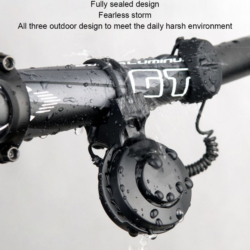 Fietsbel 100dB Fietsen Elektrische Fiets Hoorn Bell USB Oplaadbare IP65 Fietsen