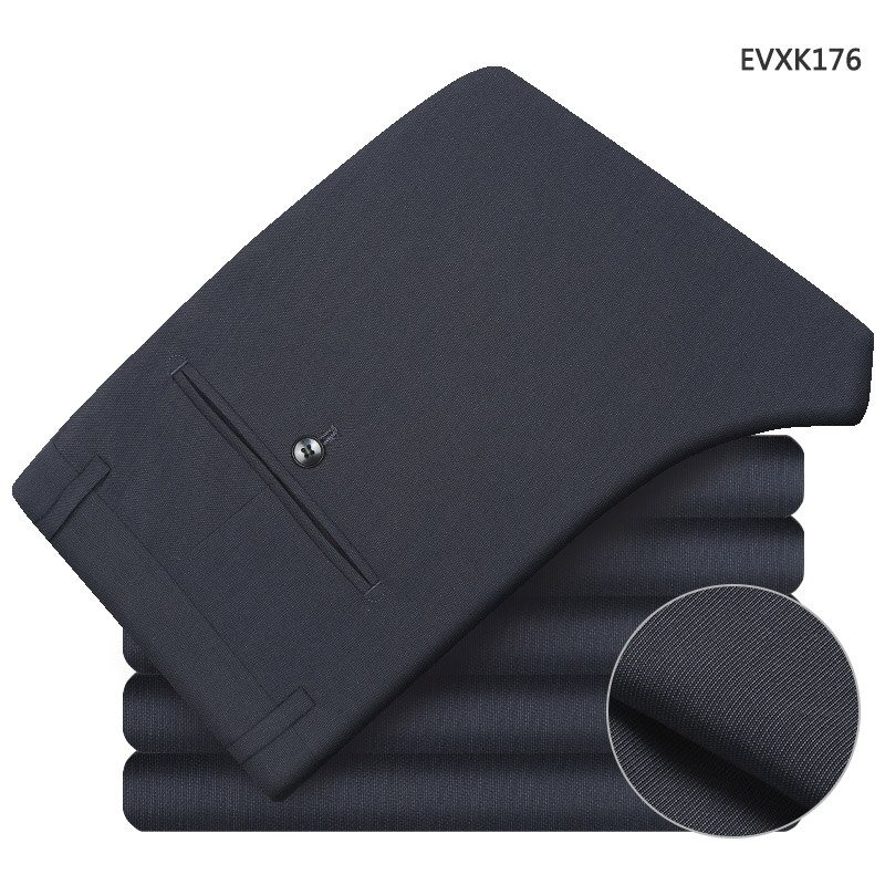 Costume de mariage classique romantique pour homme, pantalon de styliste, coupe cintrée, résistant aux plis, avec fermeture éclair: 38