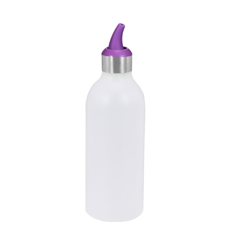 50LB Condiment Dispenser Refillable Condiment Container for Kitchen Use White Dispensing Bottles Empty Bottle Plastic: Purple