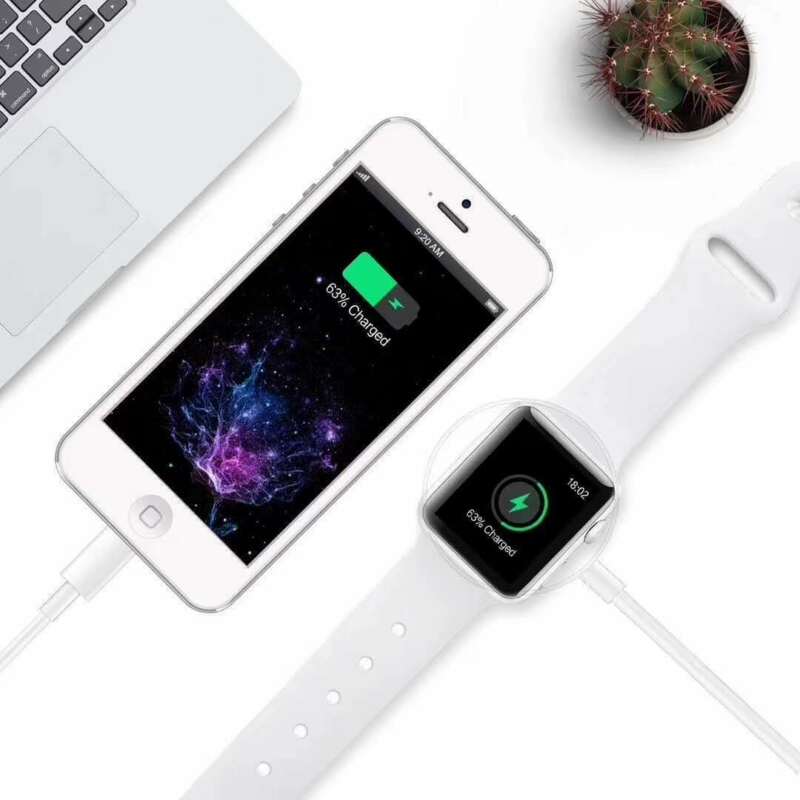 2 em 1 magnético qi carregador sem fio para apple assistir série 2 3 4 5 applewatch cabo de carregamento usb para iphone 11 pro max xs xr x