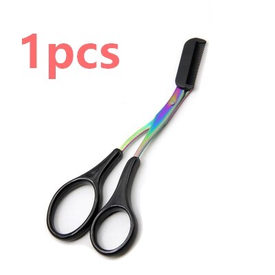 Recortador de maquillaje cosmético com Beauty Girl Lady Eyebrow Scissorb shear groom hair trim Eyelash eye brow tool