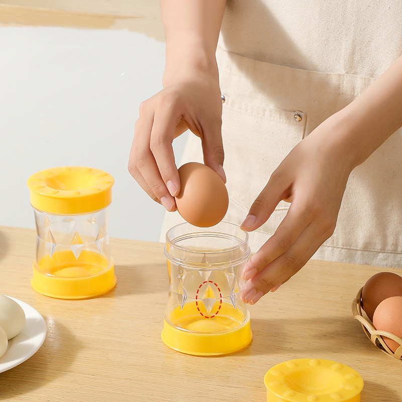 Automatisk Eierskreller Hånddrevet - Kokte Egg Eggeskall Separator Skreller Maskin Eggåpner Verktøy