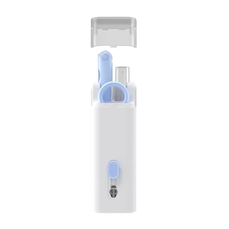 7 In 1 Computer Keyboard Cleaner Brush Kit Screen Cleaning Multifunctional Headset Case Cleaning Tools Spray Bottle Clearing Ash