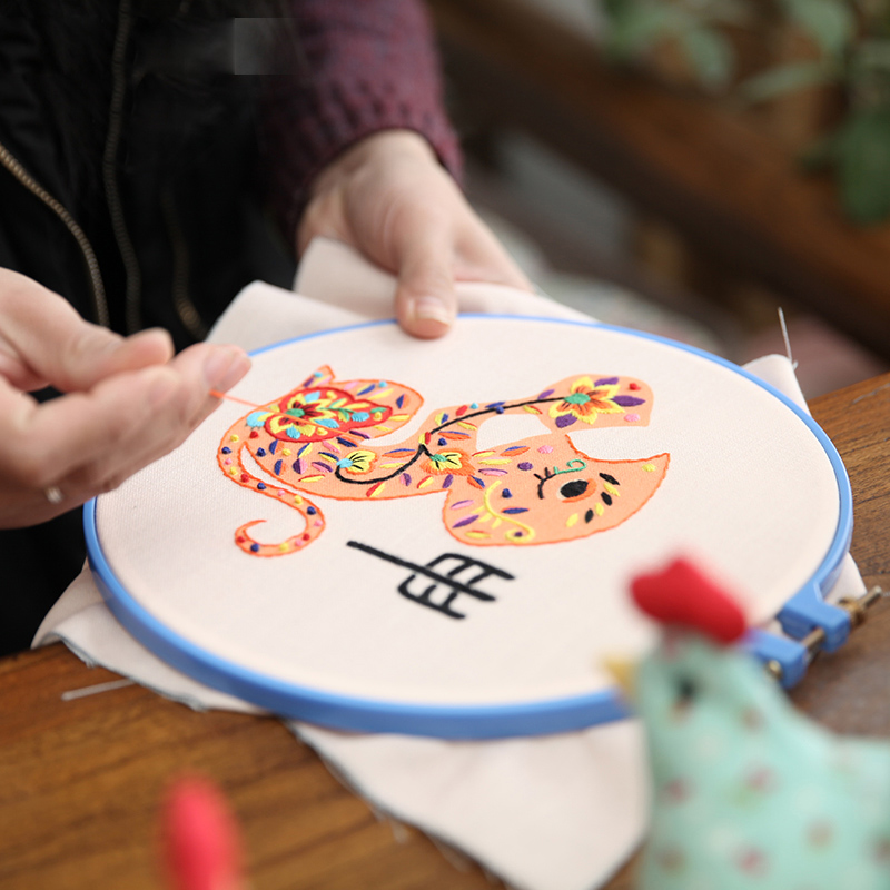 Handwerken Praktijk Kits Zodiac Diy Linten Borduren Voor Beginner Kruissteek Muurschildering Art Home Decoratie Voldoen Sets