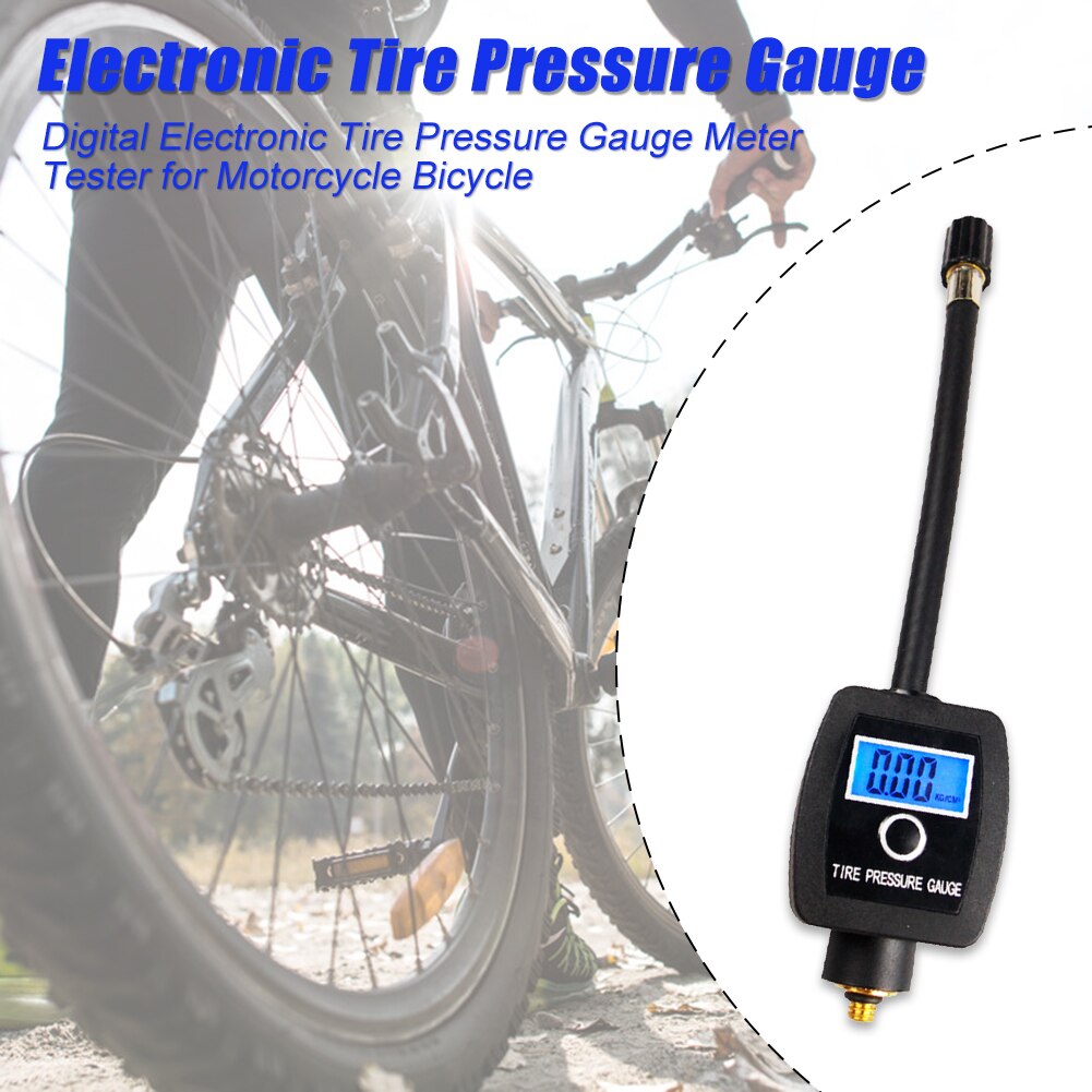 Fahrrad Elektronische Reifendruck Tester Digitale Meter Tragbare Fahrrad Anzeige für draussen Pflege Persönliche Fahrrad Versorgung