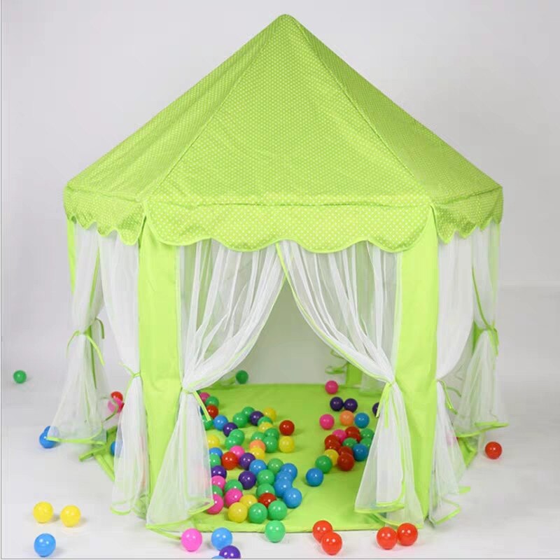Draagbare Kids Play Tent Jongen Meisje Prinses Kasteel Indoor Outdoor Baby Huis Opvouwbare Tent Speelgoed Voor Kinderen Verjaardagscadeautjes