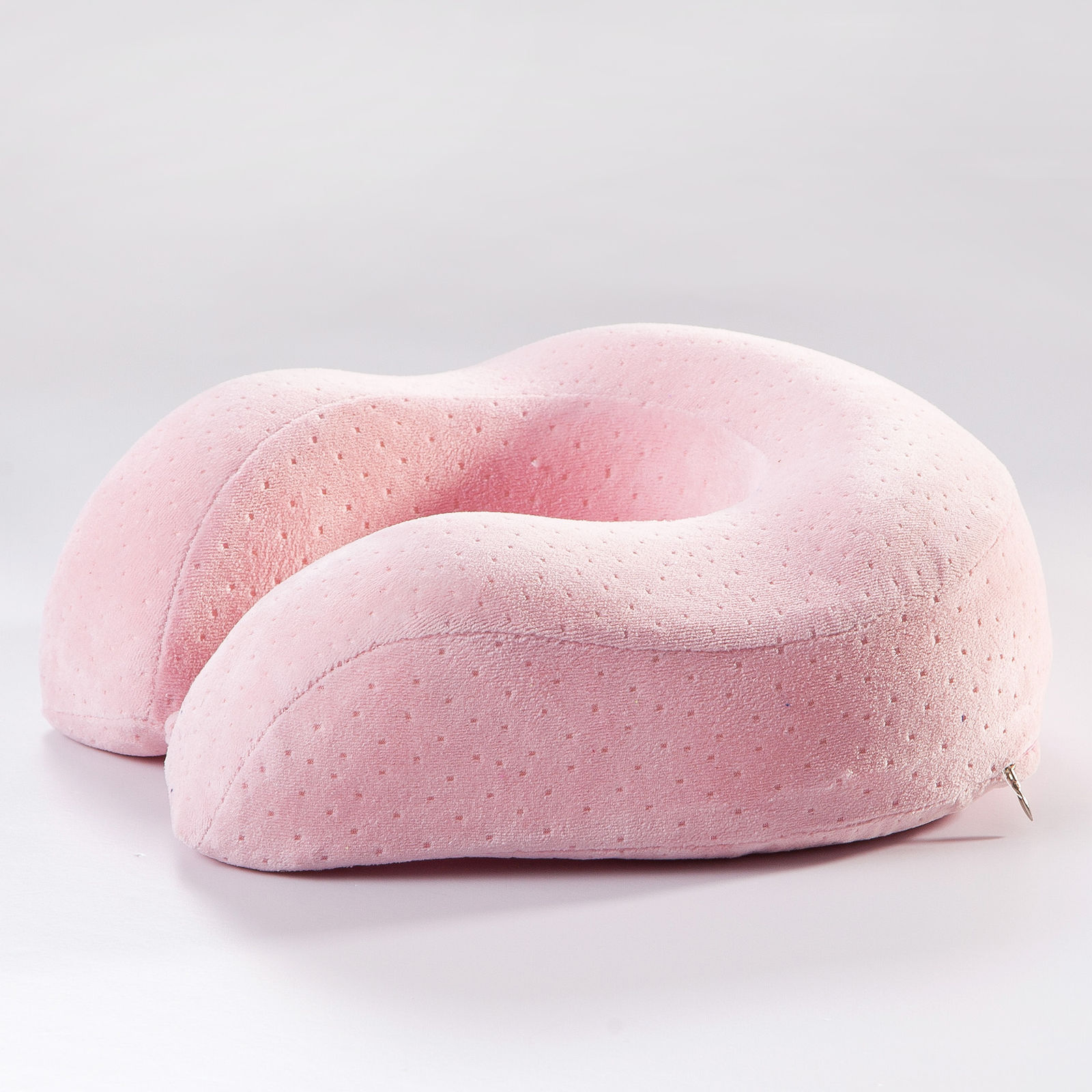 Us memory foam u-formet reisepute nakke bil hodestøtte luftpute for reisekontor lur hodestøtte luftpute nakkepute: Rosa