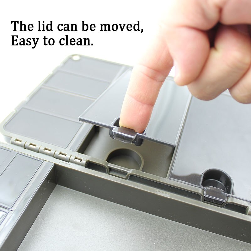 Carp Fishing Tackle Box for Carp Rig Hair Ronnie Zig Rig Accessories QC Spinner Swivel Lead Clip Kit Storage Case Rig Wallet