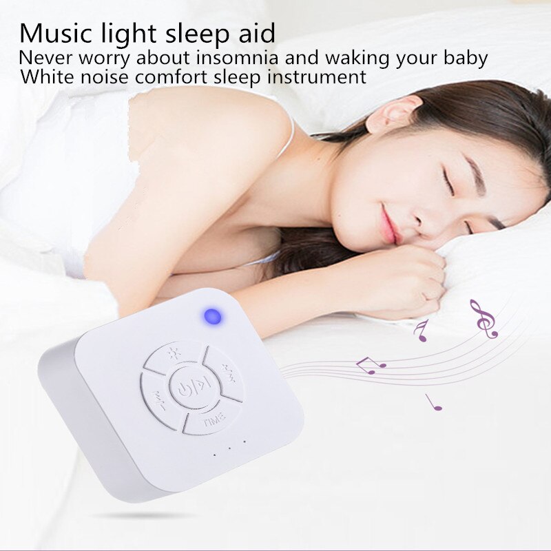 Witte Ruis Slaap Instrument Met Slapen Licht Ouderen Slaap Aid Baby Slaap Comfort Instrument Muziek Slaap Instrument