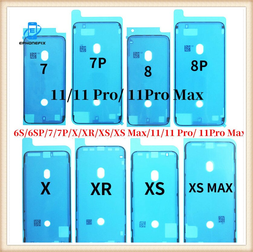 Waterproof Sticker LCD Display Frame Bezel Seal Tape Glue Adhesive Repair 3M For iPhone 6S Plus 7 Plus 8 X XS XSM XR 11 pro Max