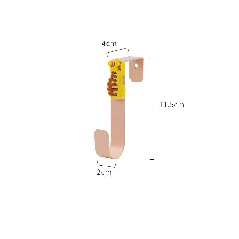 Little Monkey Door Wall Hanging Hanger Seamless Hole-free Coat Hook, Convenient And Practical Home Pendant: C