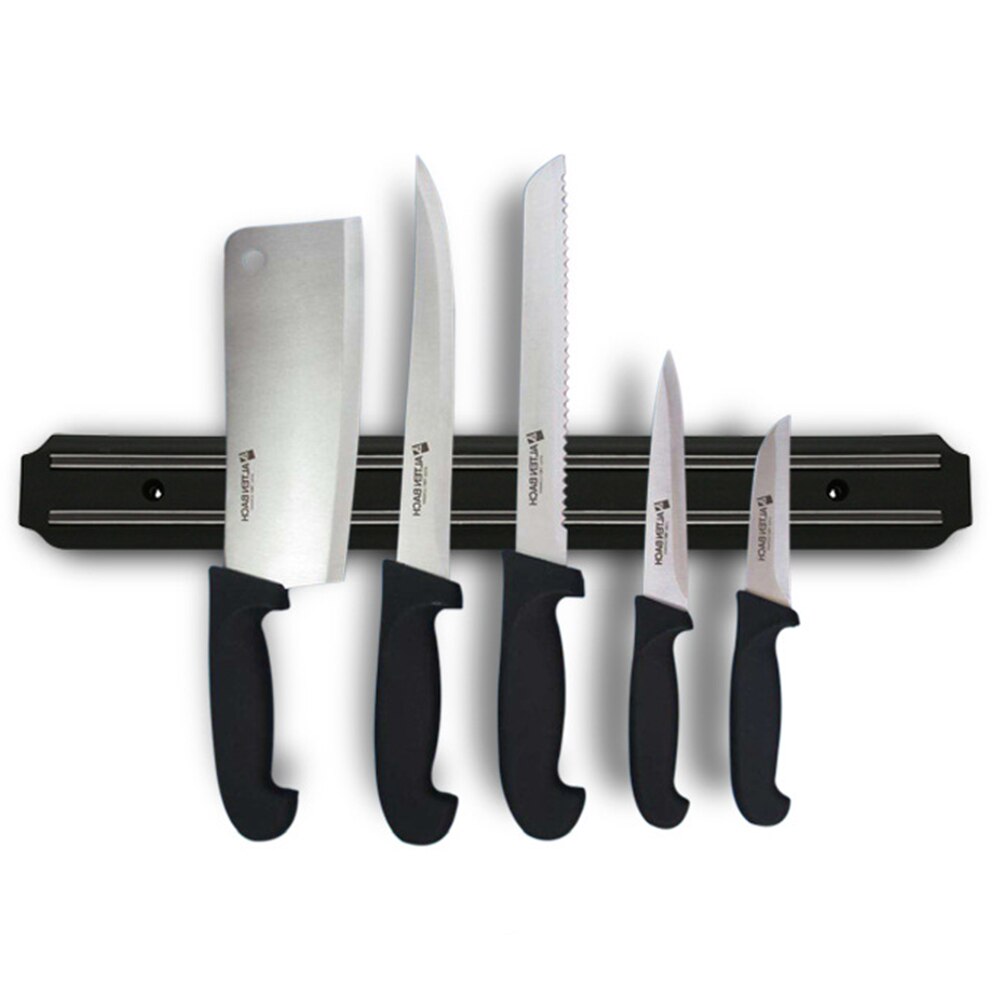 Magnetisk magnet knivholder hvile vægmontering knive stativer stribeholder bar hylde organizer hjem køkken knive tilbehør