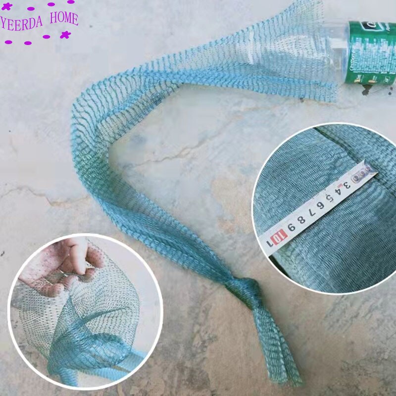 Cylindrical mesh Self made inverted beard mesh Monofilament fishing net Shrimp net bag net cage raw material