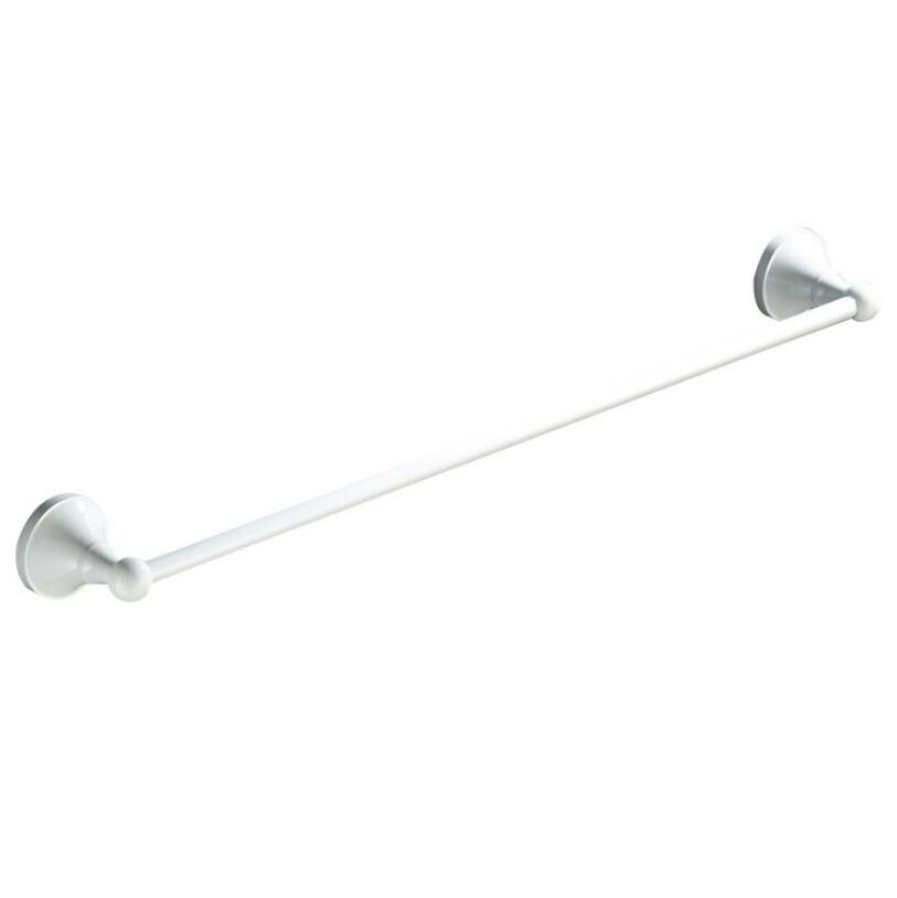 Vidric wieszaki na ręczniki 60 cm pojedyncza szyna mosiądz biały uchwyt na ręczniki półka robić wanny wieszak robić ręczników naściennych akcesoria łazienkowe ręcznik Rac