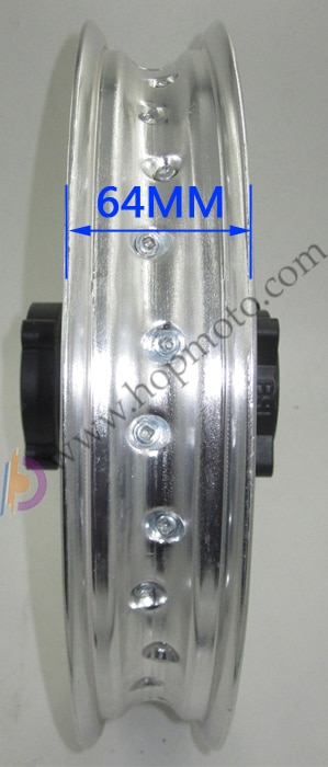 Llantas traseras de disco de aleación de aluminio de 14 pulgadas, llantas de 1,85x14 pulgadas para rueda de dirt bike chino, piezas de repuesto para rueda