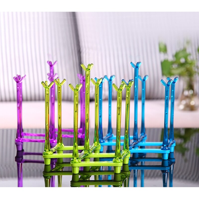 Baby Feeding Bottle Rack Drying Nipple Stand Cup Storage Folding Drainer Dryer
