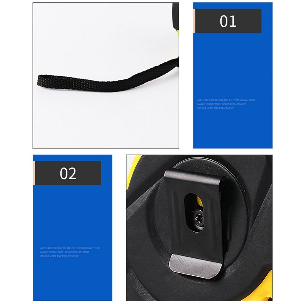 Wear-Resistant Tape Telescopic Ruler Measure Digital 3/5M Multifunctional Household Gauging Tool Pull Tape Measure DIY Work ABS