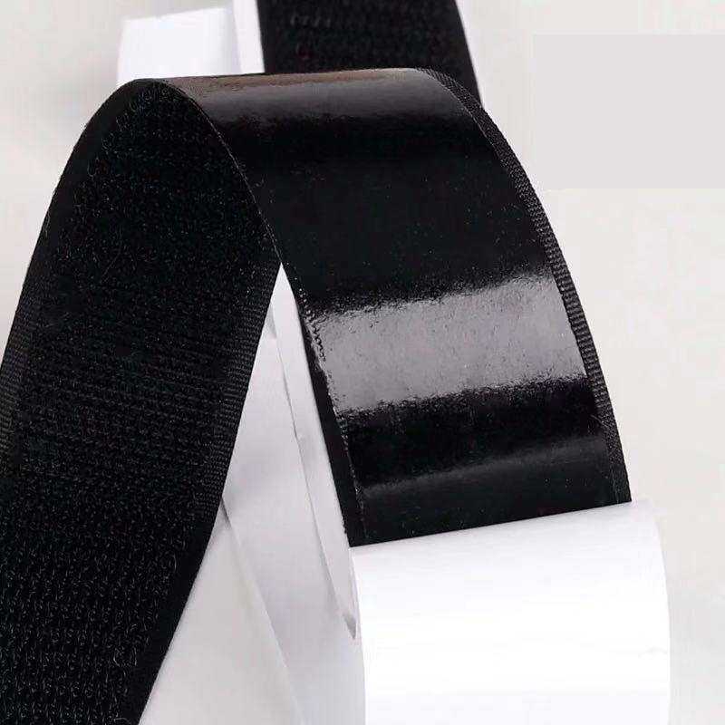 3meter self adhesive hook and loop tape velcros adhesive sticker velcros nylon with gue fabric tape for sewing